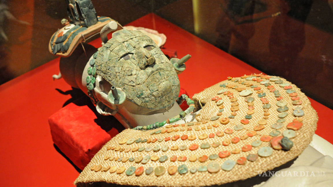 Museo del Templo Mayor exhibe ajuar funerario de Reina Roja de Palenque