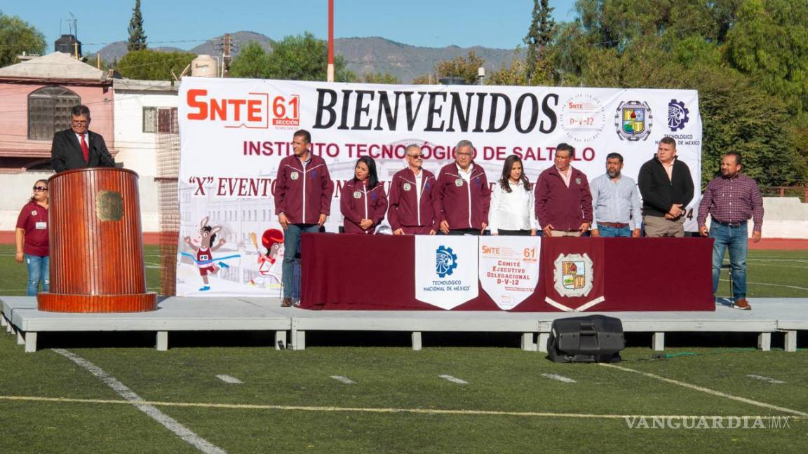 Inicia con éxito la X edición del Evento Nacional Cultural y Deportivo del SNTE en el TecNM-Saltillo