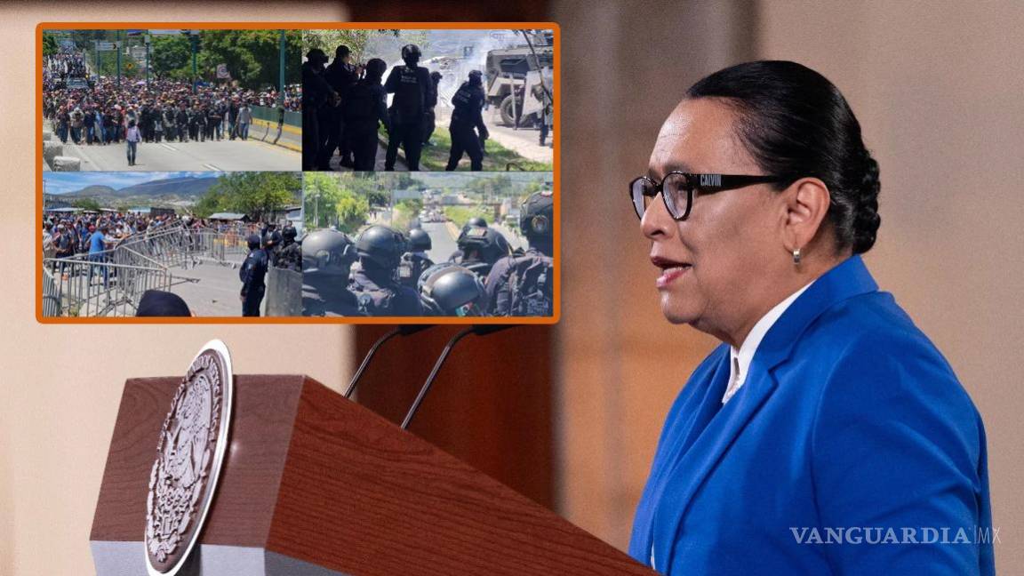 ‘No caeremos en provocaciones’: Rosa Icela Rodríguez tras manifestaciones violentas en Chilpancingo