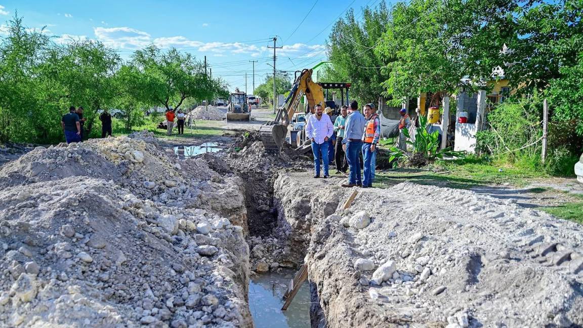 Invierten más de 6 millones de pesos en agua y drenaje para Monclova