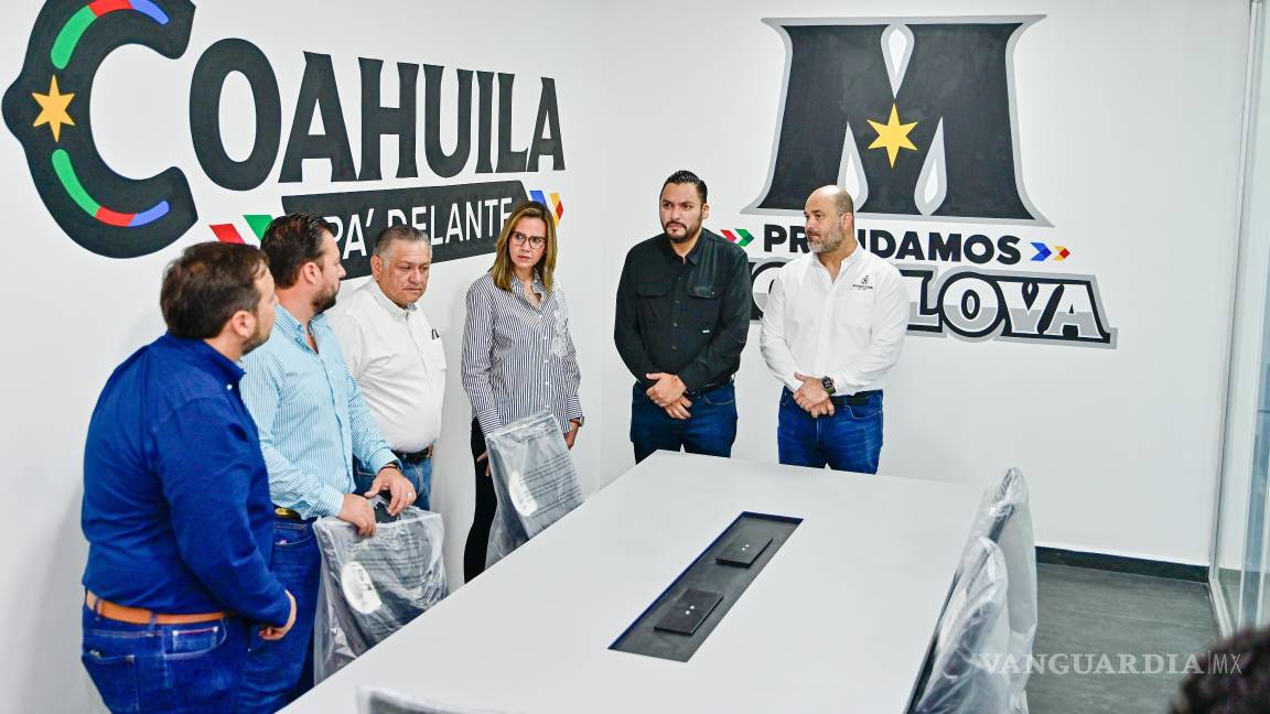 Recibe Carlos Villarreal obra civil del C2; refuerzan estrategia de seguridad en Monclova