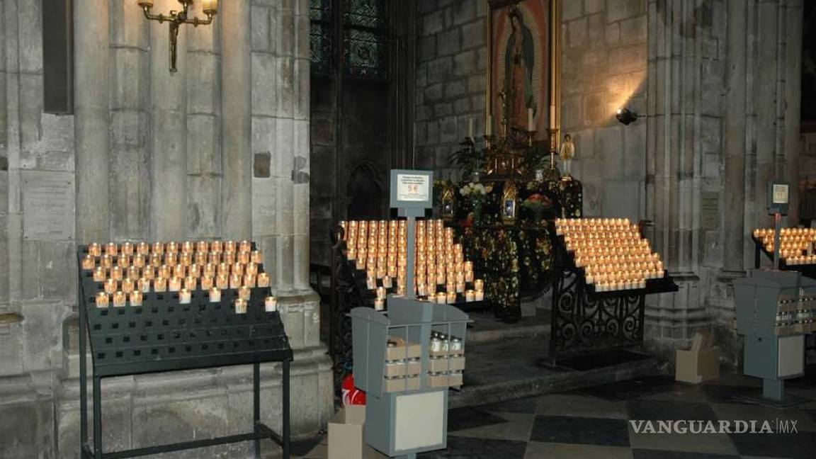 ¡Milagro!... altar dedicado la Virgen de Guadalupe no se dañó en gran incendio de Notre Dame (Fotos)