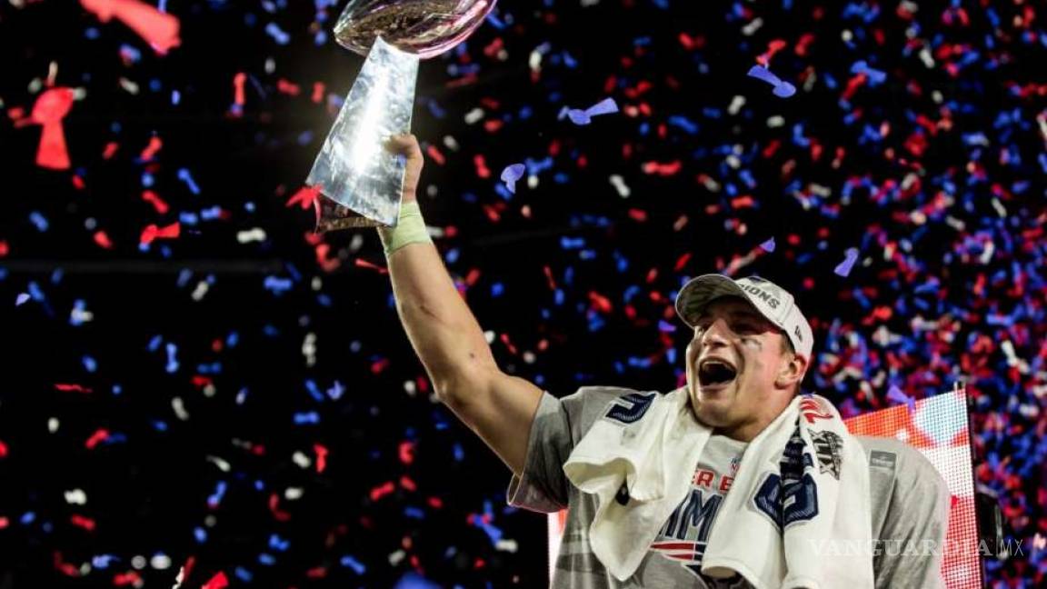 $!Rob Gronkwoski, considerado el mejor TE de todos los tiempos, anuncia su retiro de la NFL