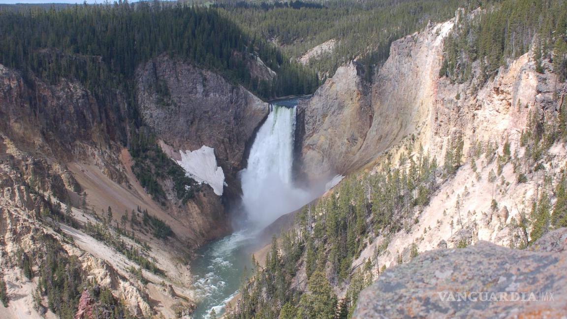 $!Imagen del gran cañón del río Yellowstone. EFE/National Park Service