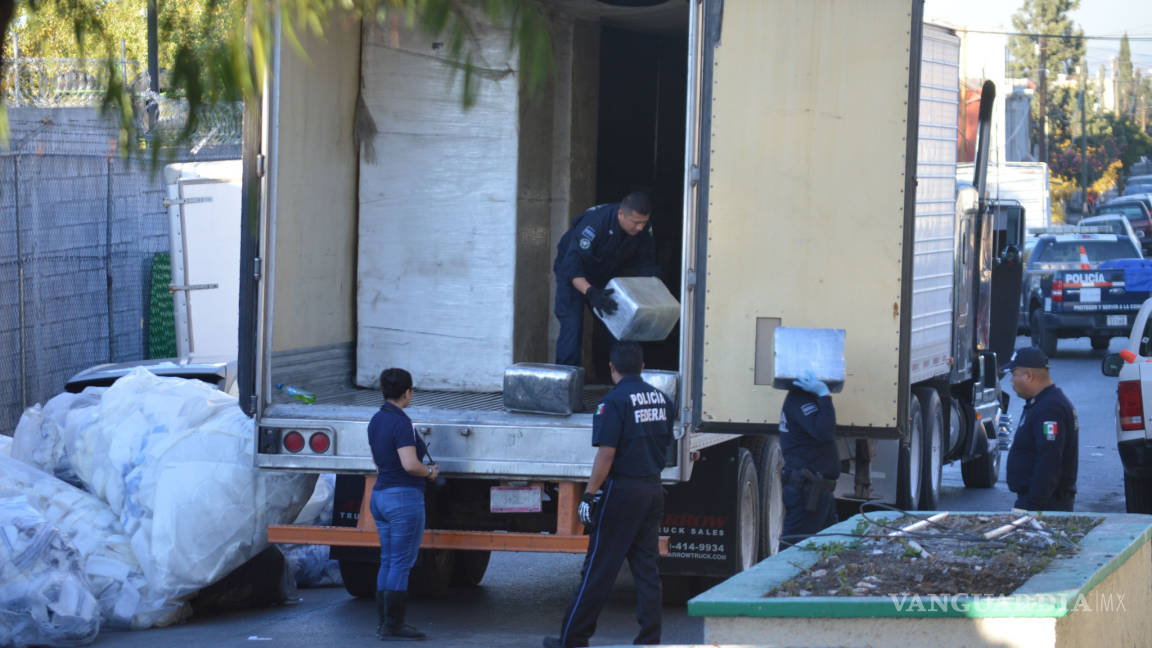 Cae trailero en Saltillo; trasladaba 2.5 toneladas de mariguana