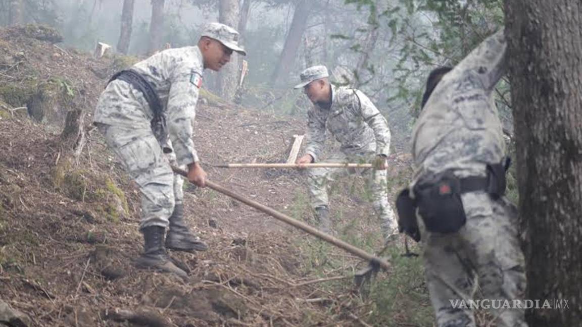 $!Combaten siete incendios forestales en cinco municipios de NL