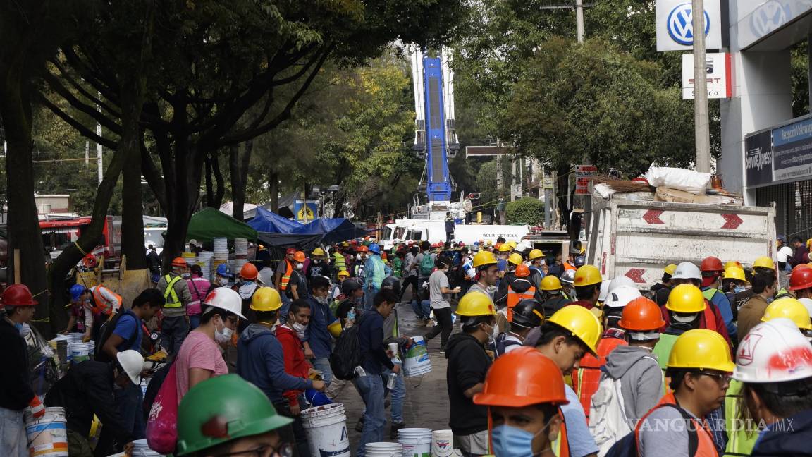 $!Rescatistas saltillenses de Topos Azteca Birtán Noreste en la CDMX (Cobertura Vanguardia)