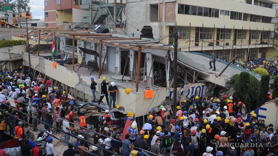 $!Escuela "Enrique Rébsamen”, símbolo de la tragedia y solidaridad en México