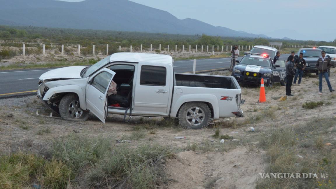 Mujer de la tercera edad fallece en accidente ocurrido en la Torreón - Saltillo