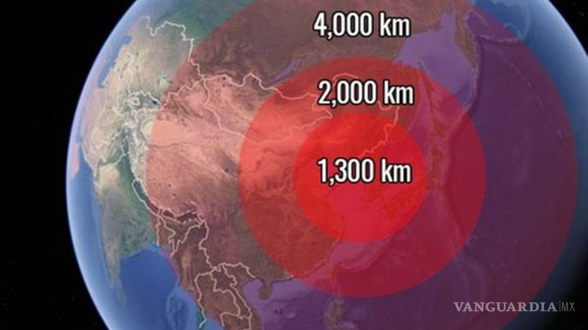 $!Los misiles de Corea del Norte alcanzarían estos países