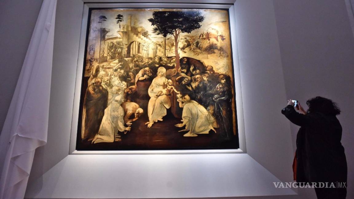 Restaurada 'La adoración de los magos' de Leonardo da Vinci