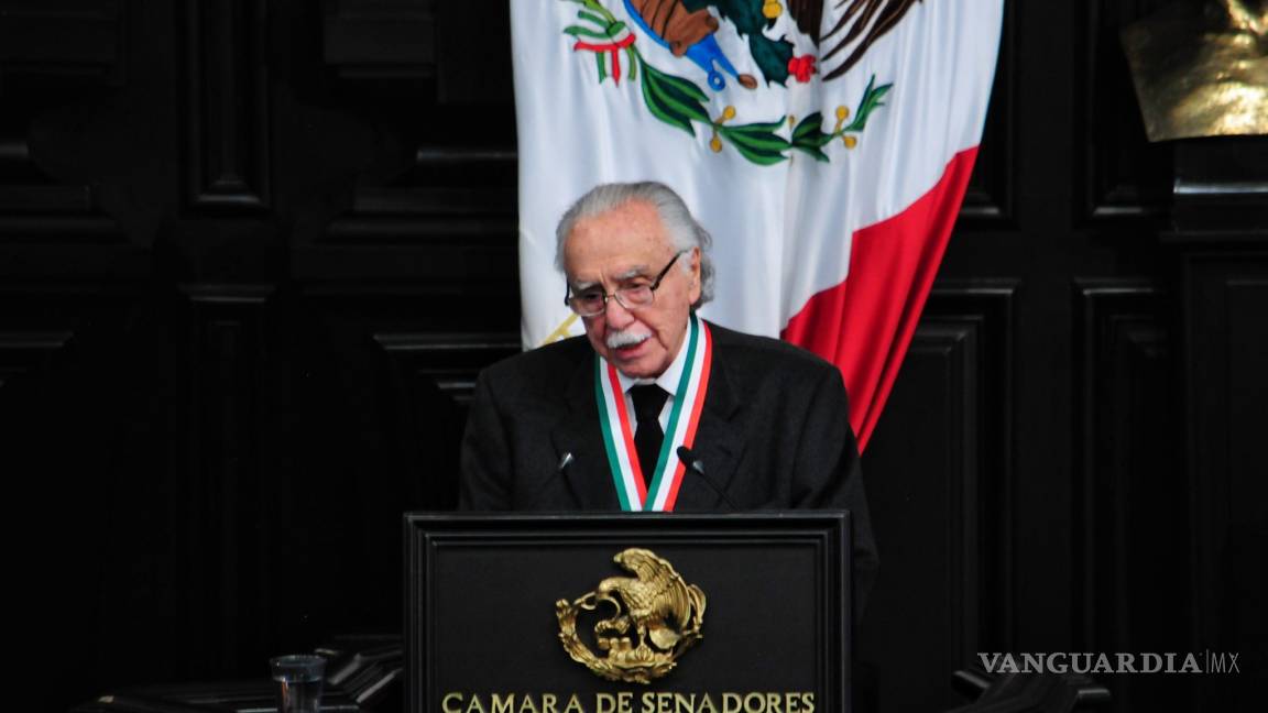 México no debe ser el gendarme fronterizo de EU, dice Carlos Payán ganador de la Medalla Belisario Domínguez 2018