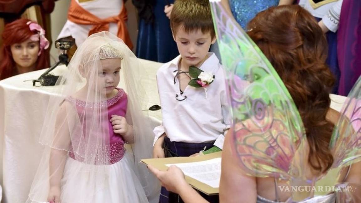 Niña de 5 años pide su último deseo: Casarse con su mejor amigo