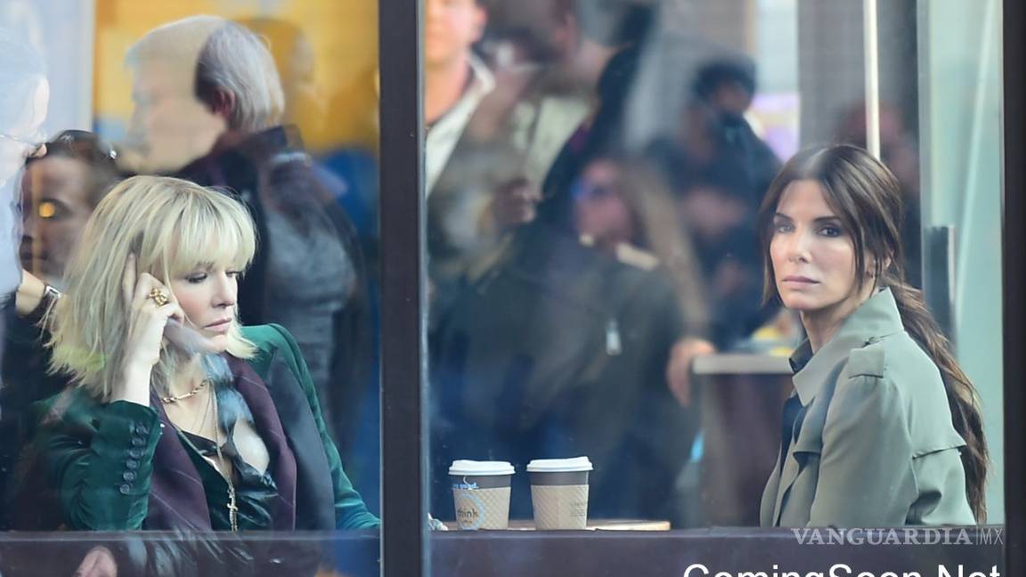 $!Rihanna, Cate Blanchett y Helena Bonham Carter en el set de ‘Ocean’s 8’