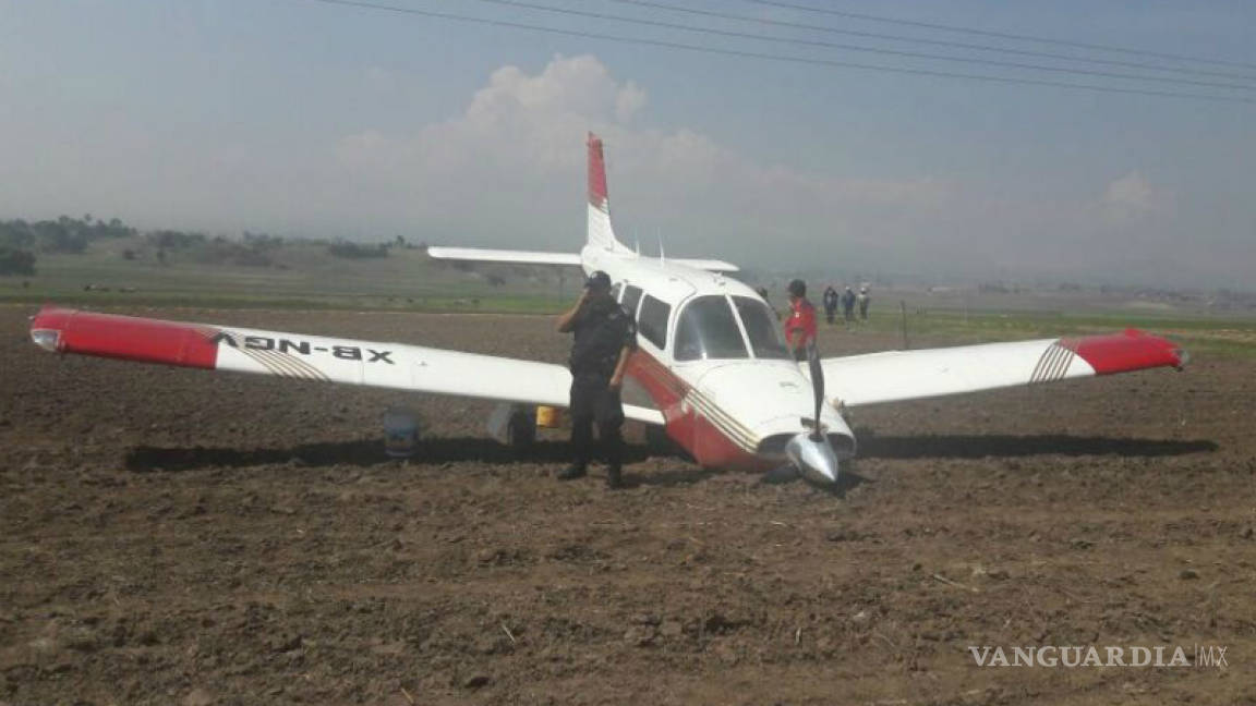 Reportan aterrizaje forzoso de aeronave en Toluca