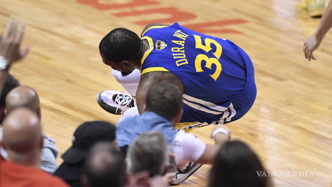 El momento exacto de la lesión de Kevin Durant (video)