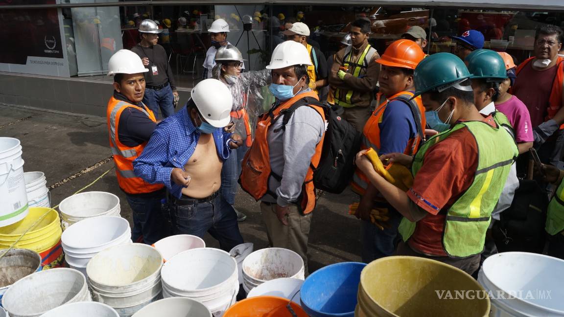 $!Rescatistas saltillenses de Topos Azteca Birtán Noreste en la CDMX (Cobertura Vanguardia)