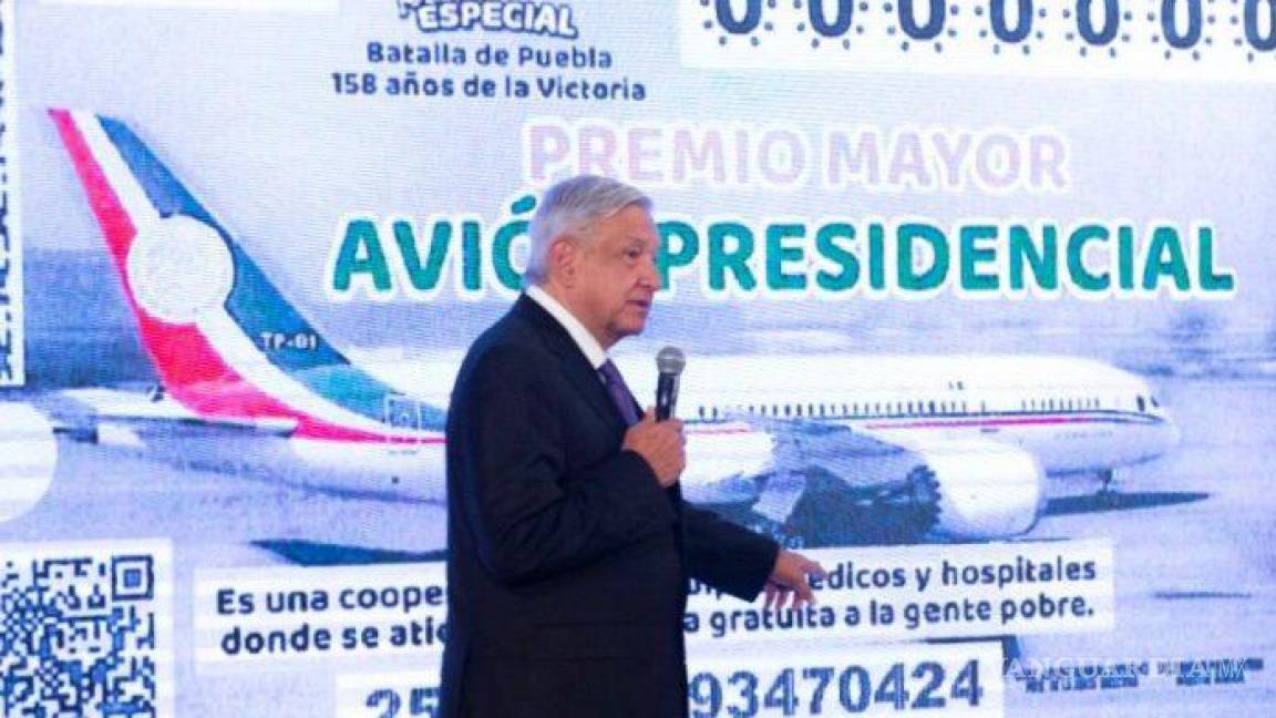 Lotería Nacional debe informar sobre sorteo del avión presidencial: INAI