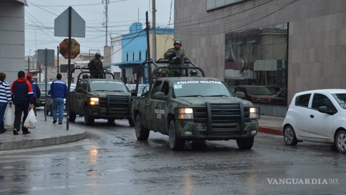 Militares de suman a operativo navideño de Monclova