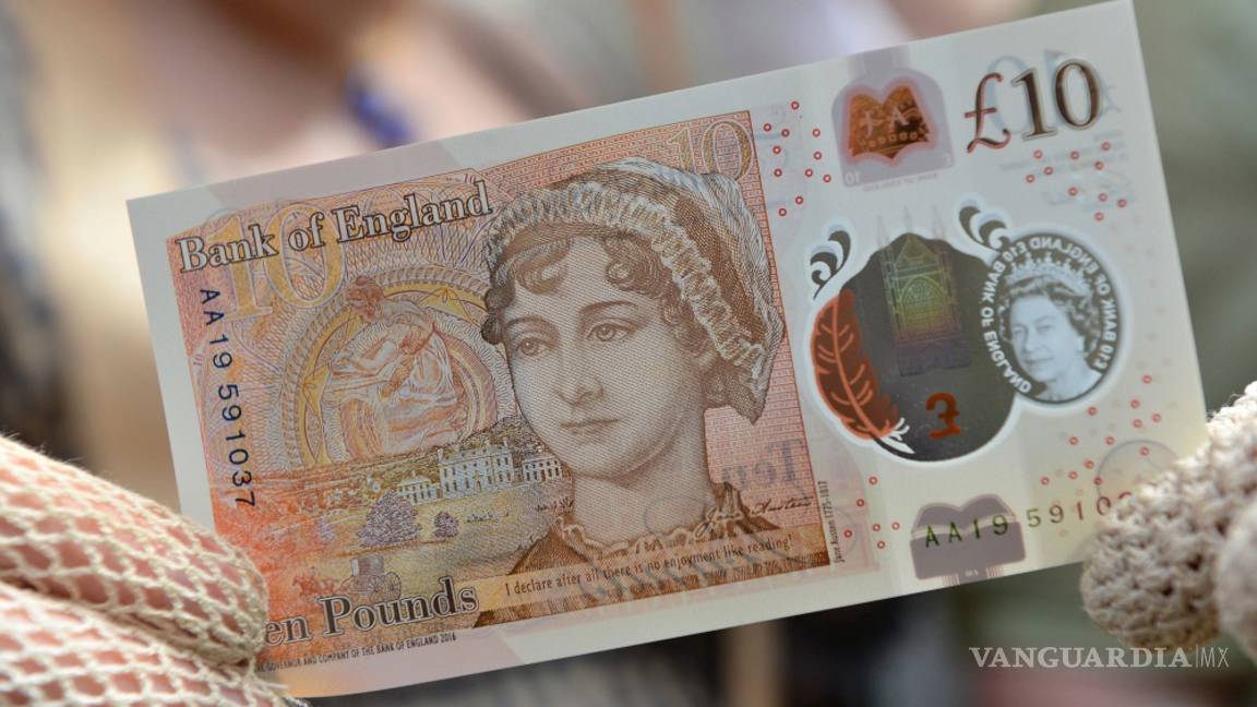 $!Jane Austen aparece en nuevo billete de 10 libras esterlinas
