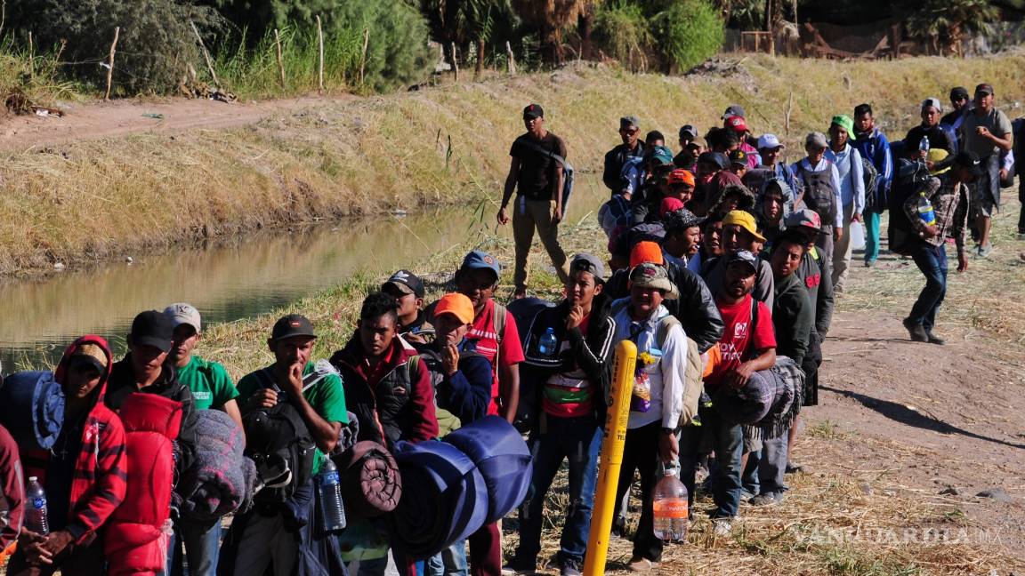 $!Más de 5 mil migrantes se encuentran en la frontera: Segob