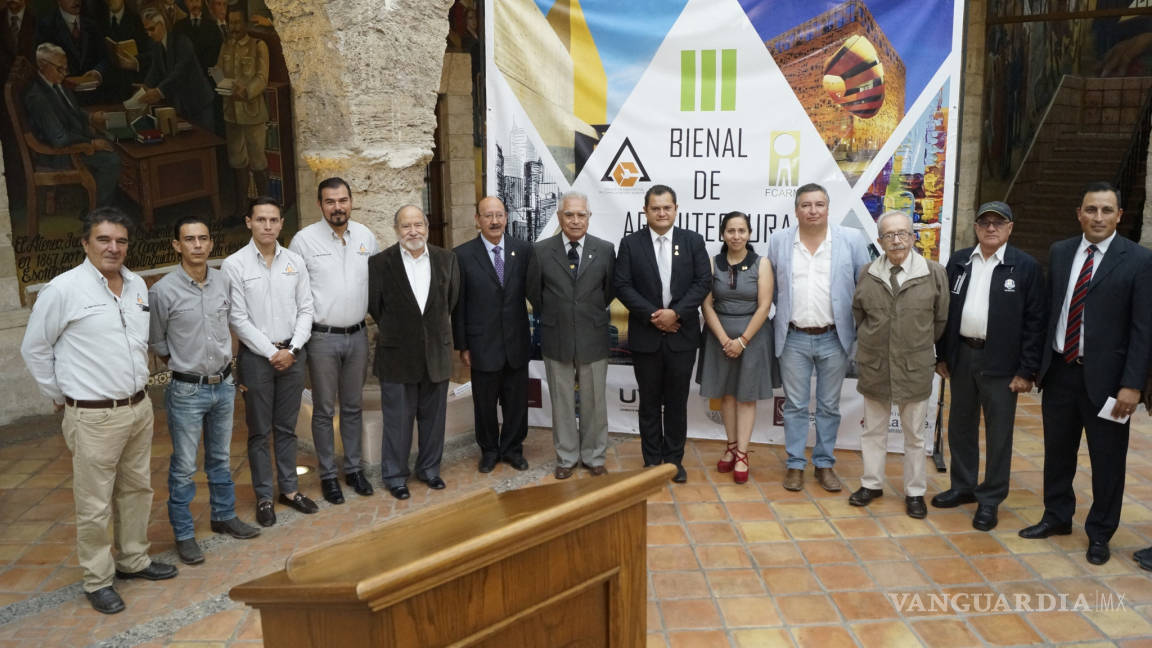 Anuncia bienal el Colegio de Arquitectos de Coahuila