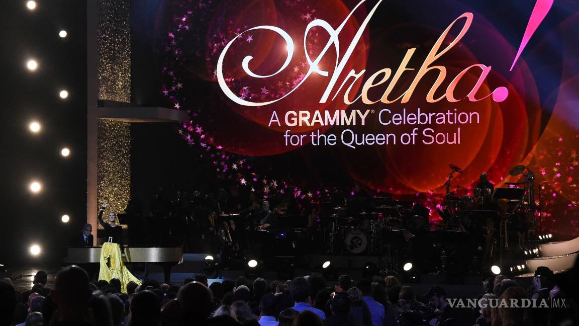 $!Celine Dion rinde tributo a Aretha Franklin en "Aretha! A GRAMMY Celebration For The Queen Of Soul”