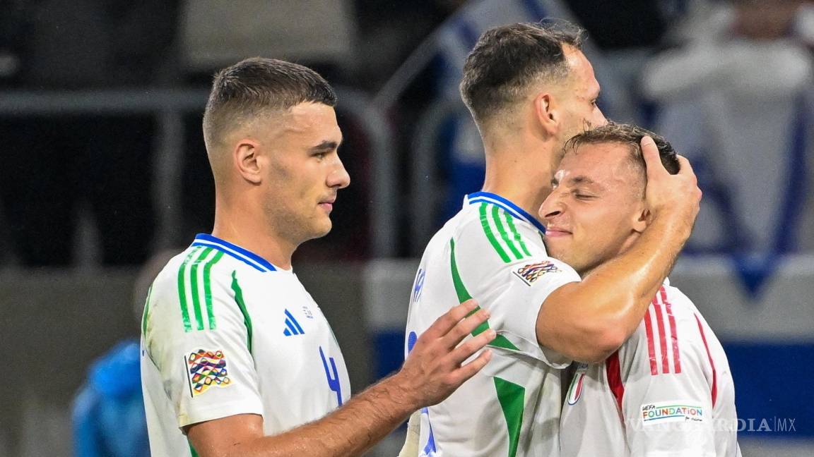 Italia mantiene paso firme en la UEFA Nations League: con goles de Frattesi y Moise Kean, vence 2-1 a Israel