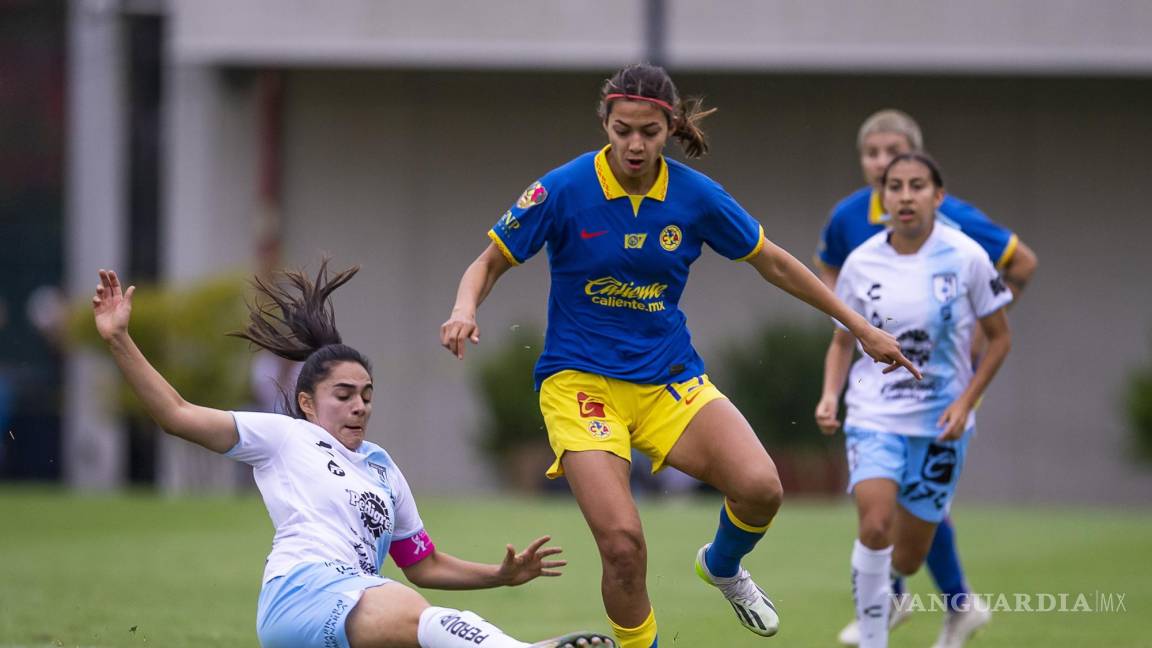 Las Águilas vuelan a la cima con su cuarta goleada al hilo en la Liga MX Femenil