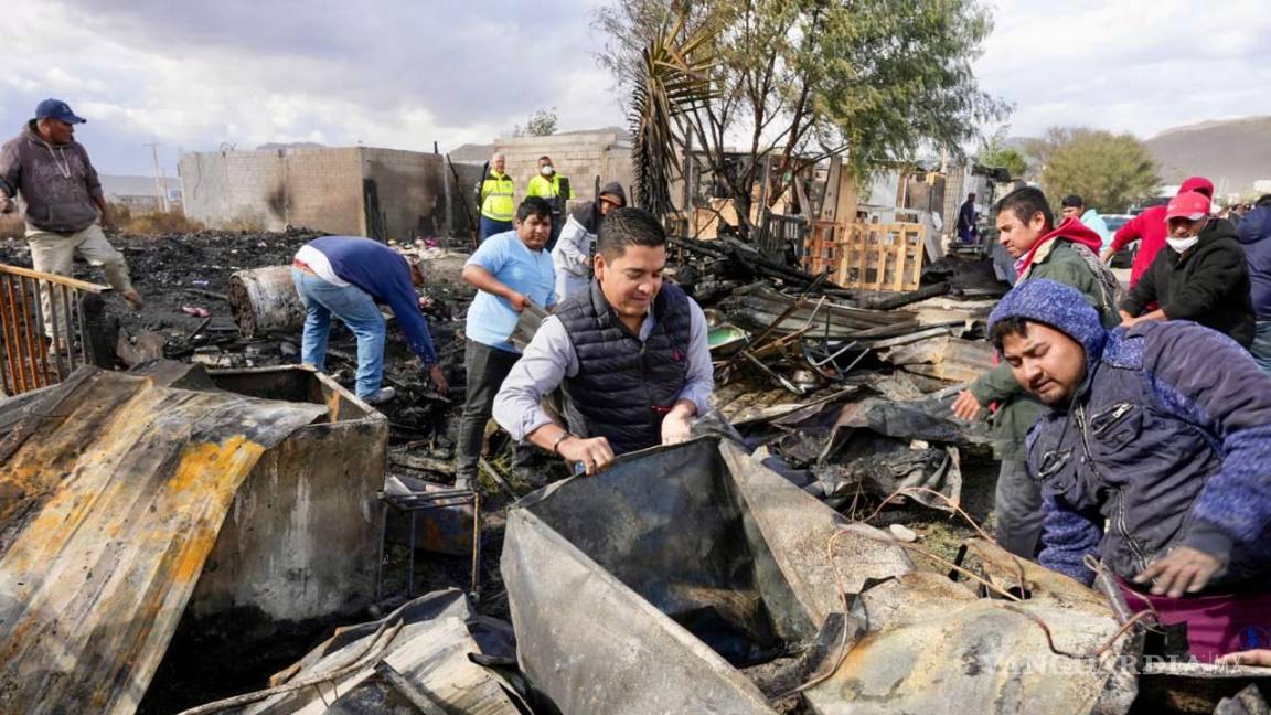 $!En el lugar del siniestro se realizaron trabajos de limpieza.