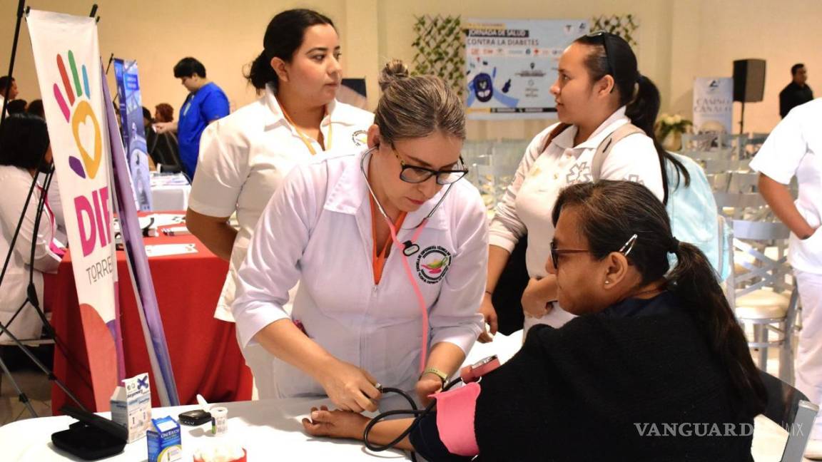 Puso DIF Torreón a la diabetes bajo la lupa, con jornada preventiva de detección