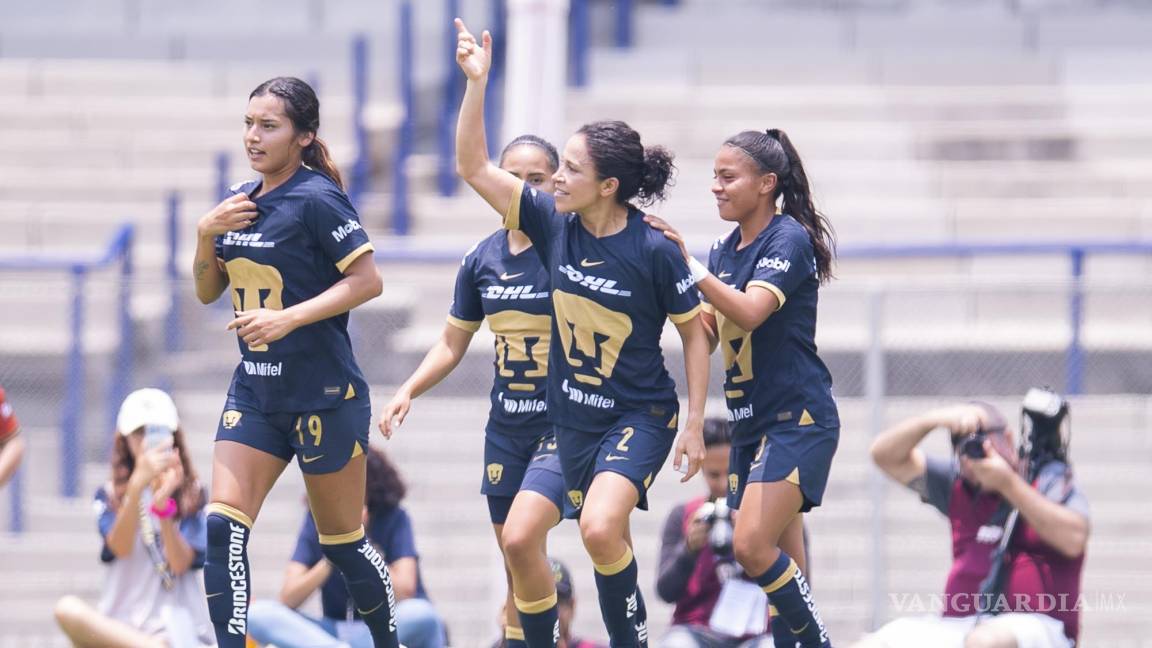 Pumas venga su dolorosa derrota ante América, goleando a Atlas en la Liga MX Femenil