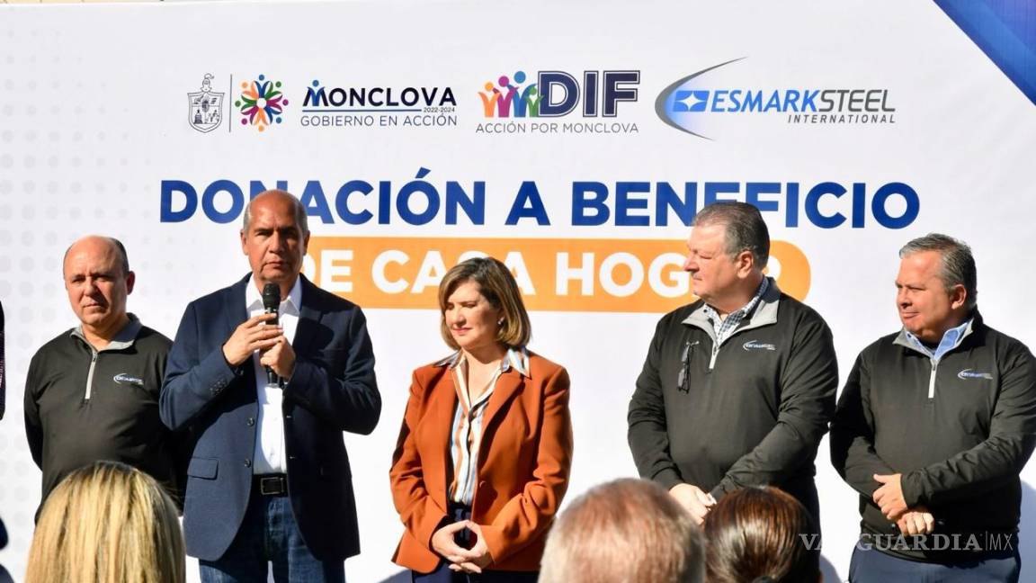 Entrega Esmark Steel International donativo de un mdp a Casa Hogar de Monclova