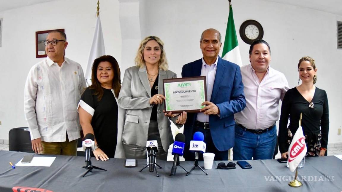 Reconoce AMPI al alcalde de Monclova por su apoyo al sector inmobiliario