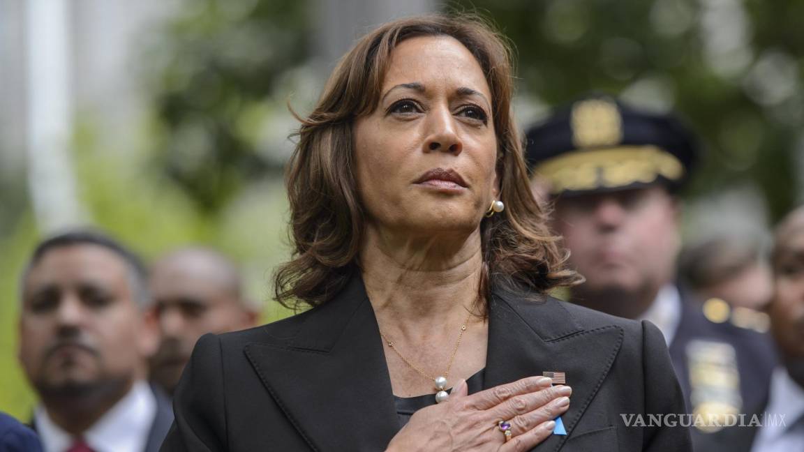 $!La vicepresidenta Kamala Harris asistió a una ceremonia de conmemoración en el National September 11th Memorial en Nueva York.