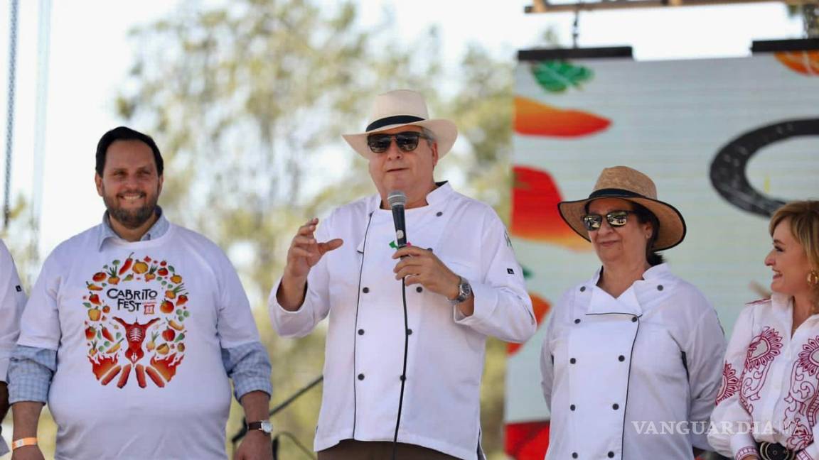 Tiene Saltillo gran potencial gastronómico, menciona Chema Fraustro durante Cabrito Fest Coahuila 2022