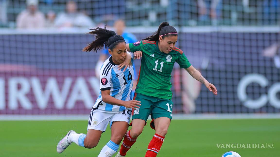 Ni México ni Argentina; las Tricolor no pudieron hacerle daño a la Albiceleste en su debut en la W Copa Oro