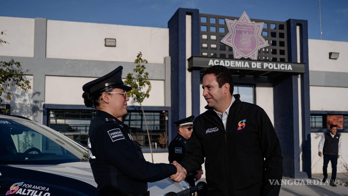 Alcalde de Saltillo visita a cadetes de la Academia de Policía y destaca su papel en la seguridad de la ciudad