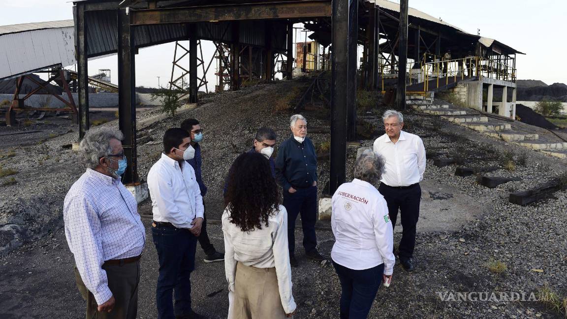 $!Miguel Riquelme Solís, gobernador de Coahuila, Andrés Manuel López Obrador y Manuel Bartlett en Pasta de Conchos.