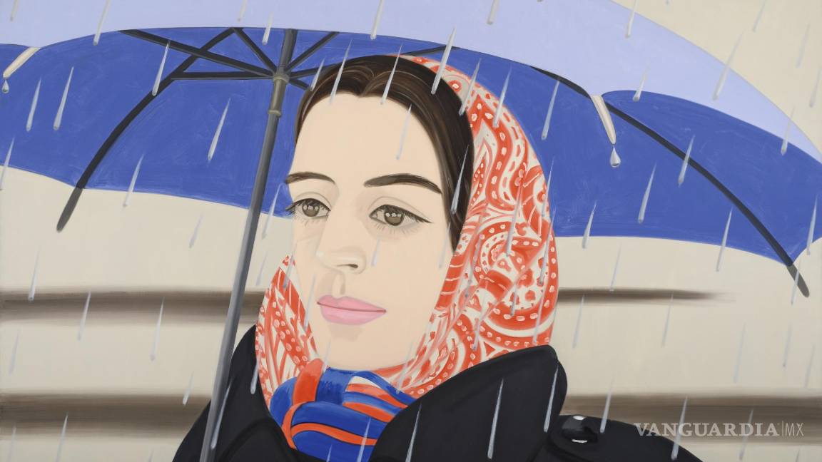 $!“Blue Umbrella #2”, realizada por Alex Katz en 1972.