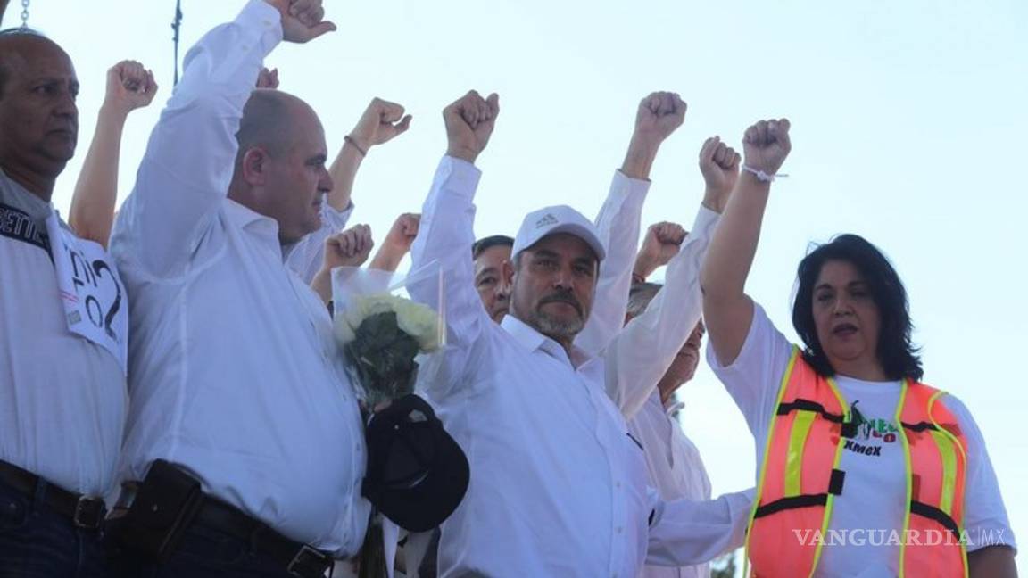 $!Marcha contra AMLO se transformó en apoyo a los LeBarón y crítica al 'abrazos y no balazos'