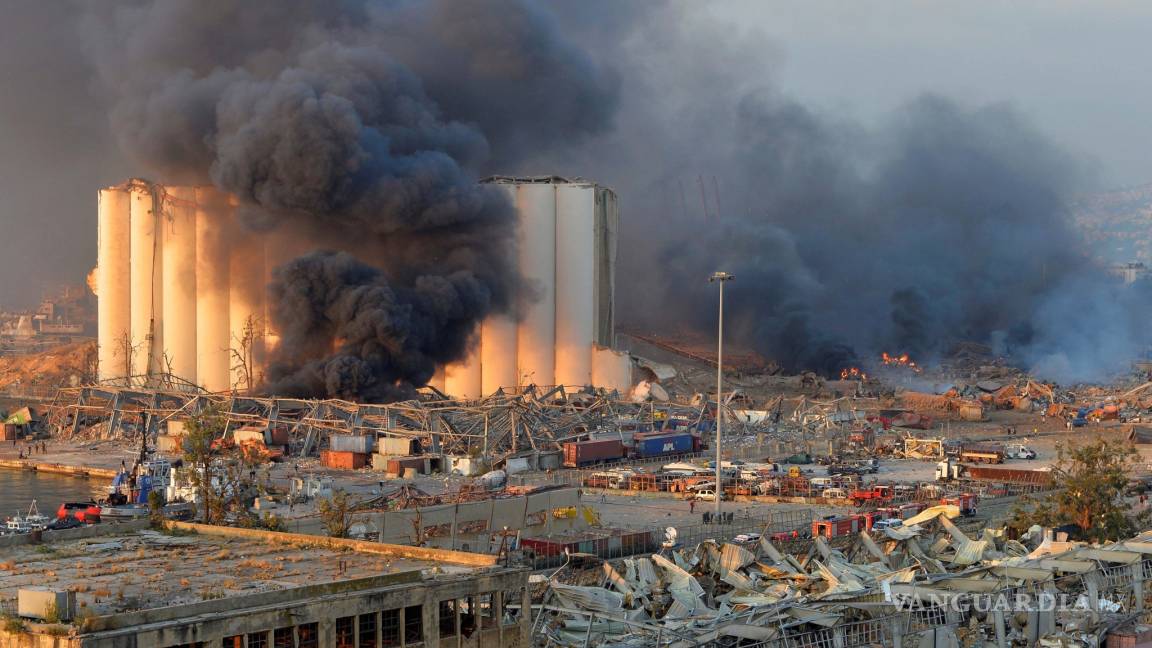 Cimbra al mundo explosión en Beirut: Al menos 100 muertos y más 4 mil heridos