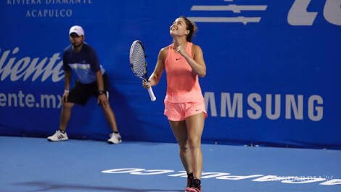 $!Garbiñe Muguruza debuta con triunfo en Abierto de Tenis de Monterrey