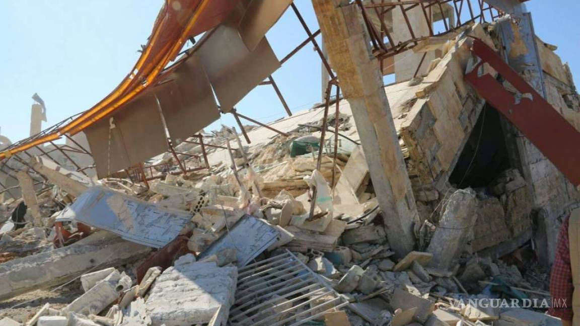 Confirma MSF 7 muertos y 8 desaparecidos por bombardeo en hospital en Siria