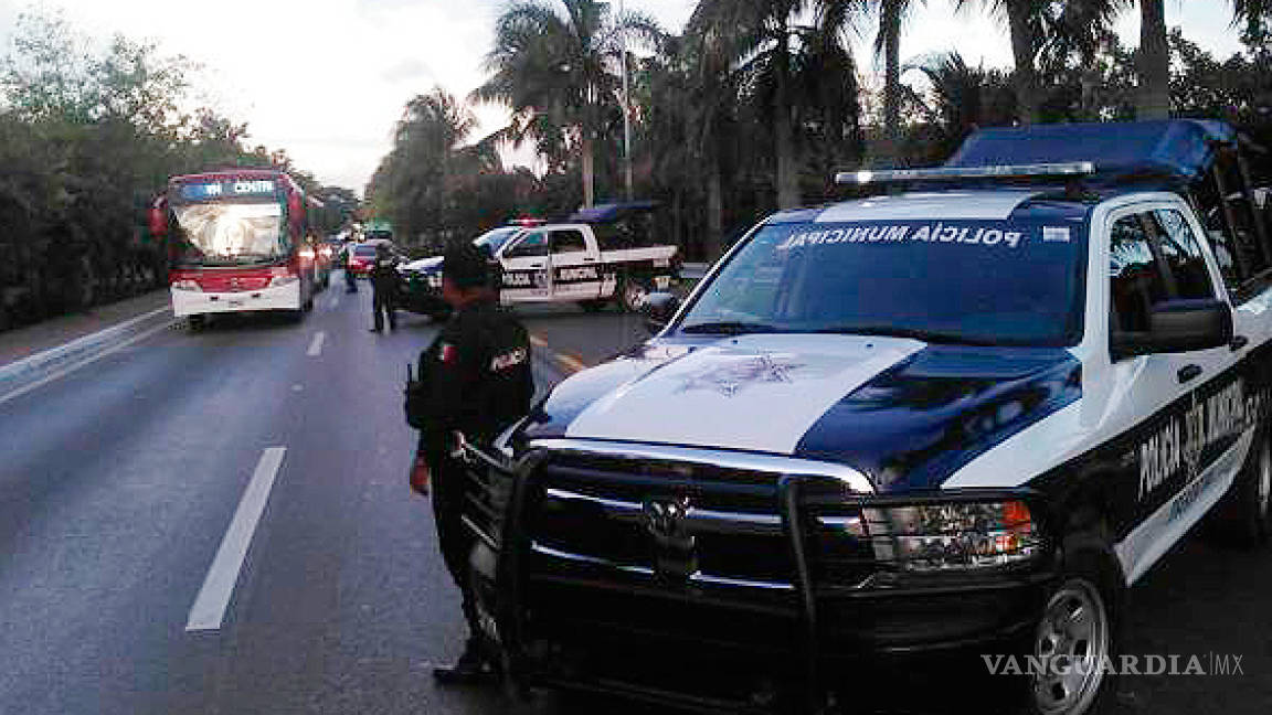 Balacera en Cancún dejó cuatro muertos y cinco detenidos