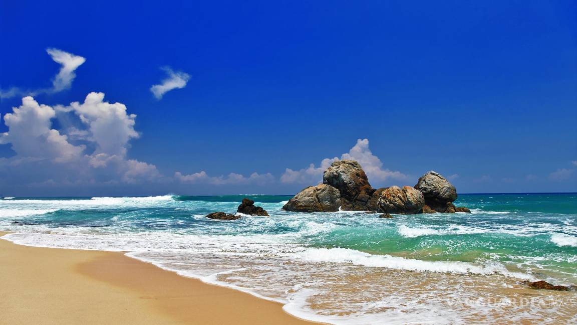 $!Playa paradisíaca en Weligama, Sri Lanka.