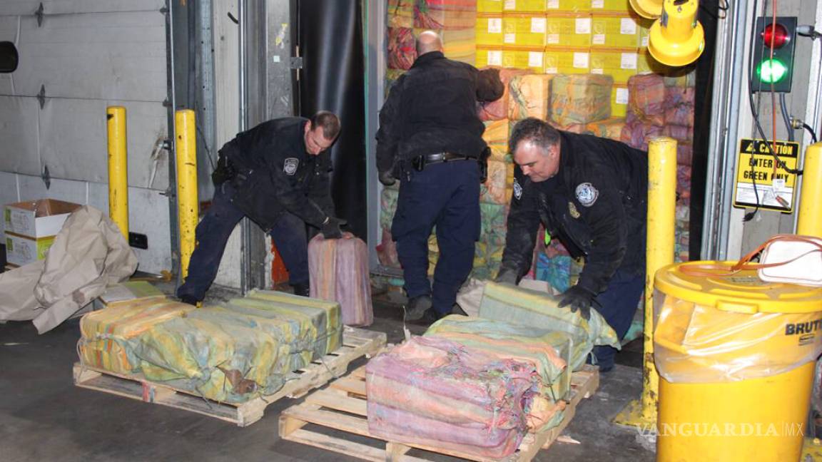 Decomisan 1.450 kilos de cocaína en puerto de Nueva York