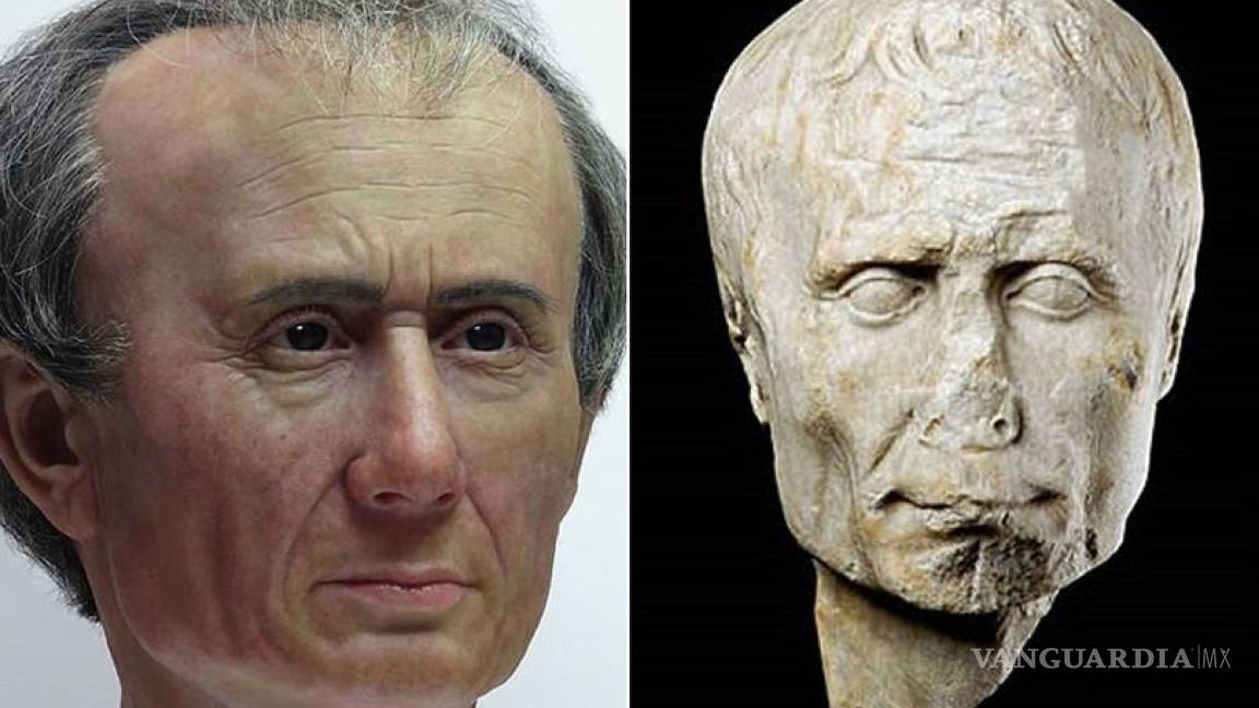 Científicos holandeses revelan el verdadero rostro de Julio César