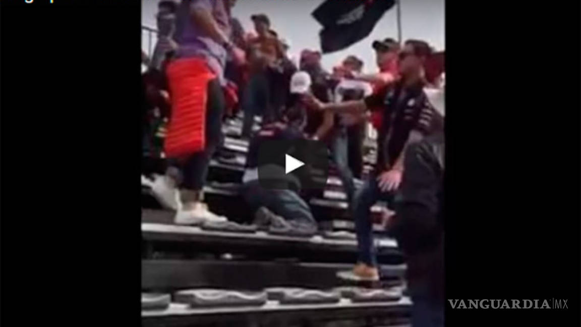 Dos hombres fueron severamente golpeados durante el Gran Premio de México (VIDEO)