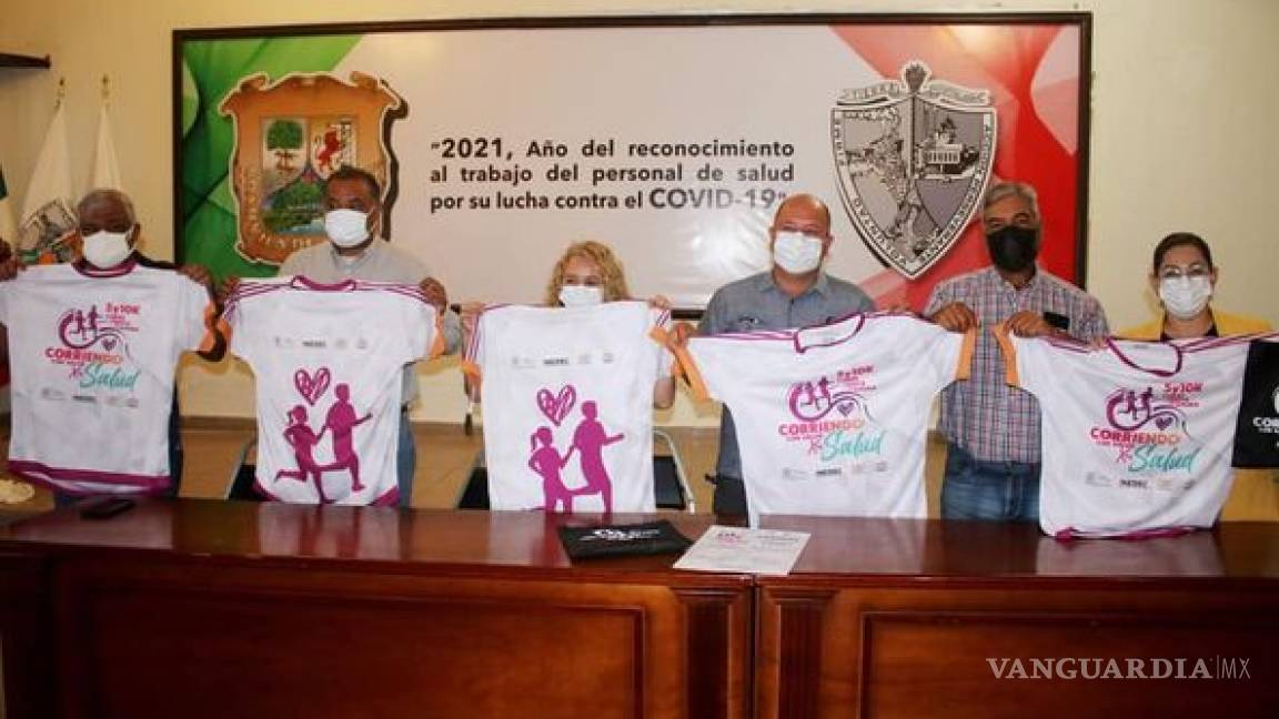 Realizan 5k 'Corriendo con Salud por Salud' en Sabinas
